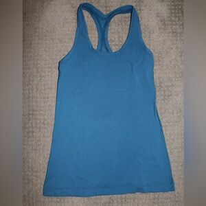 Lululemon Turquoise Racerback Tank Top